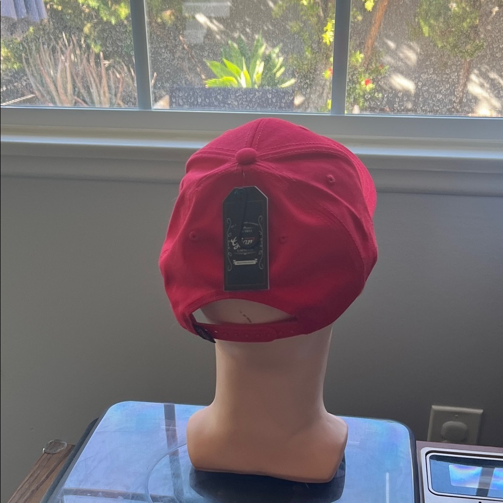 Classic Red Baseball Cap - Picture 2 of 3